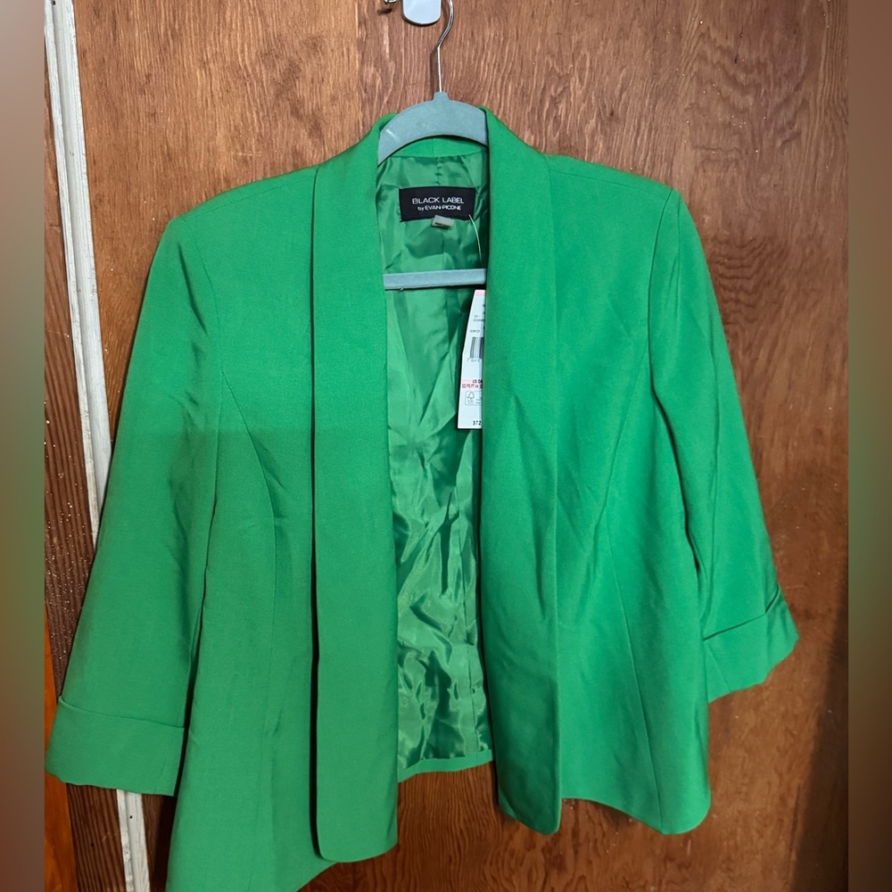 Evan Picone Women's Vibrant Green Blazer
